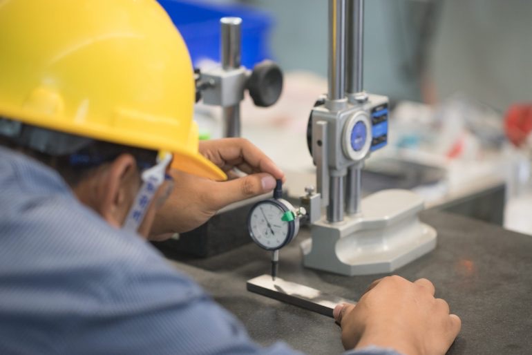 Inspection infrastructure supporting in-process dimensional checks